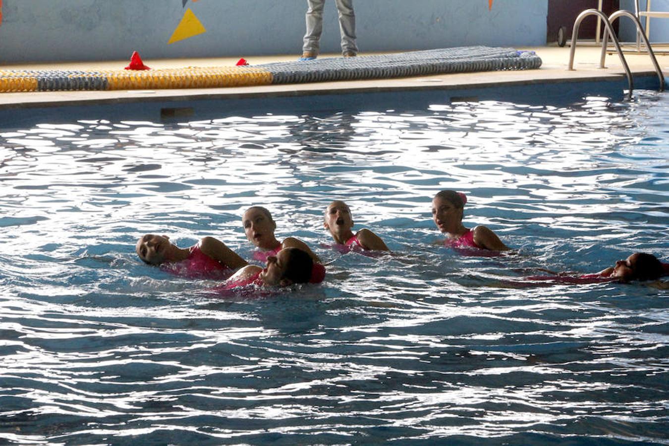 Natación sincronizada en Toledo, en imágenes