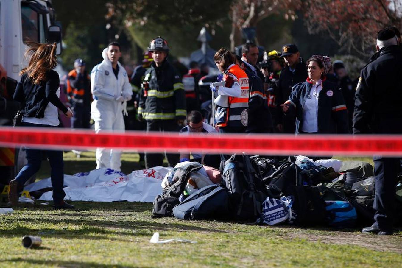 Abatido un palestino tras matar con un camión a cuatro personas y herir a una decena en Jerusalén