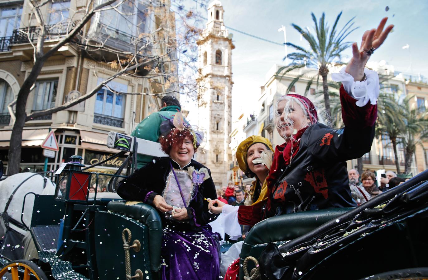 La cabalgata de las Reinas Magas de Valencia