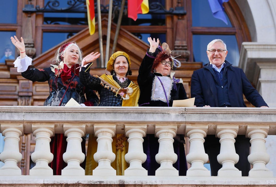 La cabalgata de las Reinas Magas de Valencia. 