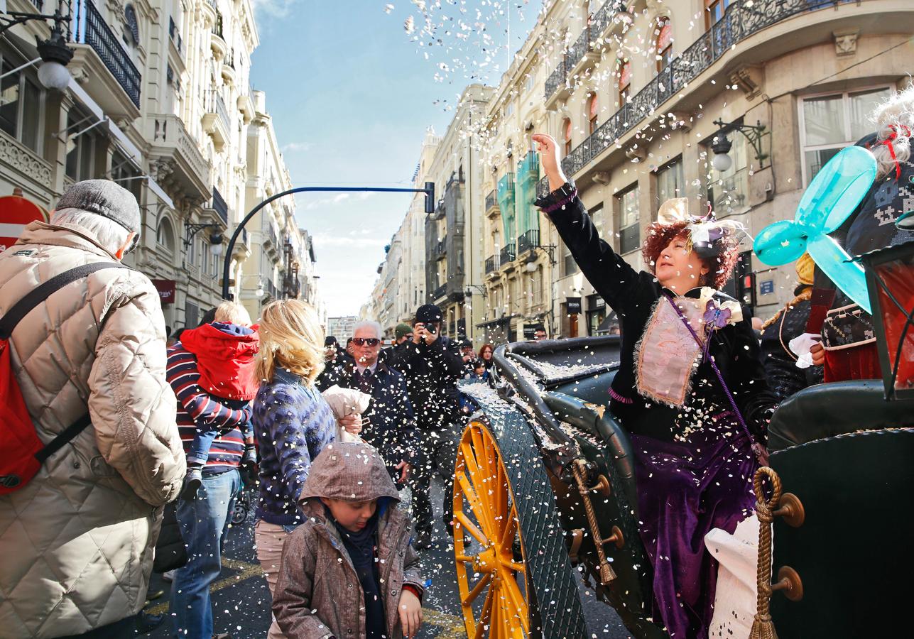 La cabalgata de las Reinas Magas de Valencia