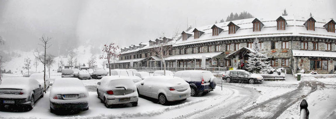 Más de un metro de nieve recibe en el Pirineo a la ola de frío siberiano