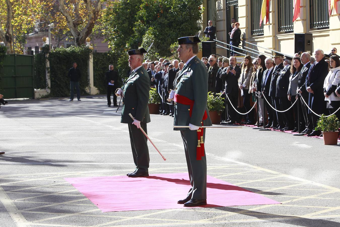 La toma de posesión del nuevo jefe de la Guardia Civil, en imágenes