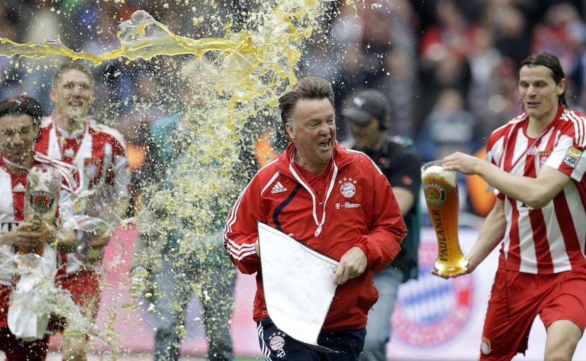 La carrera de Van Gaal, en imágenes