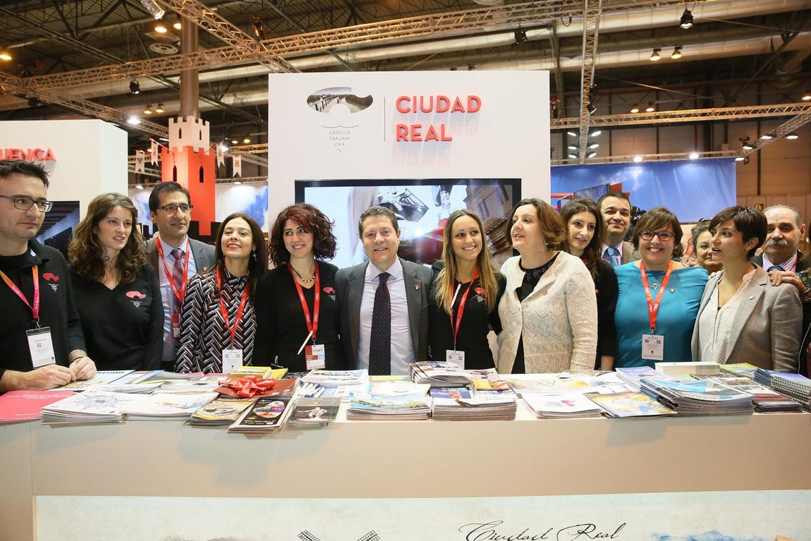 La inauguración del stand de Castilla-La Mancha en Fitur, en imágenes