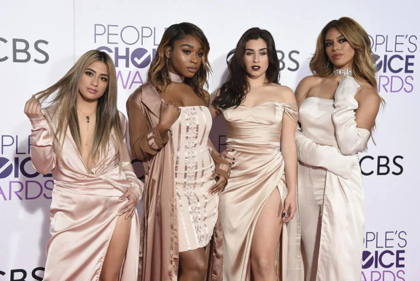 Componentes del grupo musical Fifth Harmony: Ally Brooke, Normani Kordei, Lauren Jauregui y Dinah Jane (de izquierda a derecha)