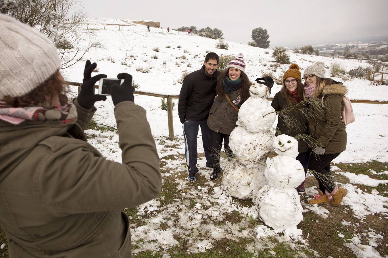 La nieve deja espectaculares estampas de Ronda y Antequera