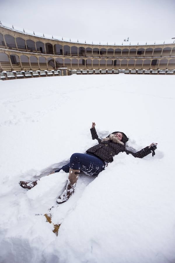 La nieve deja espectaculares estampas de Ronda y Antequera