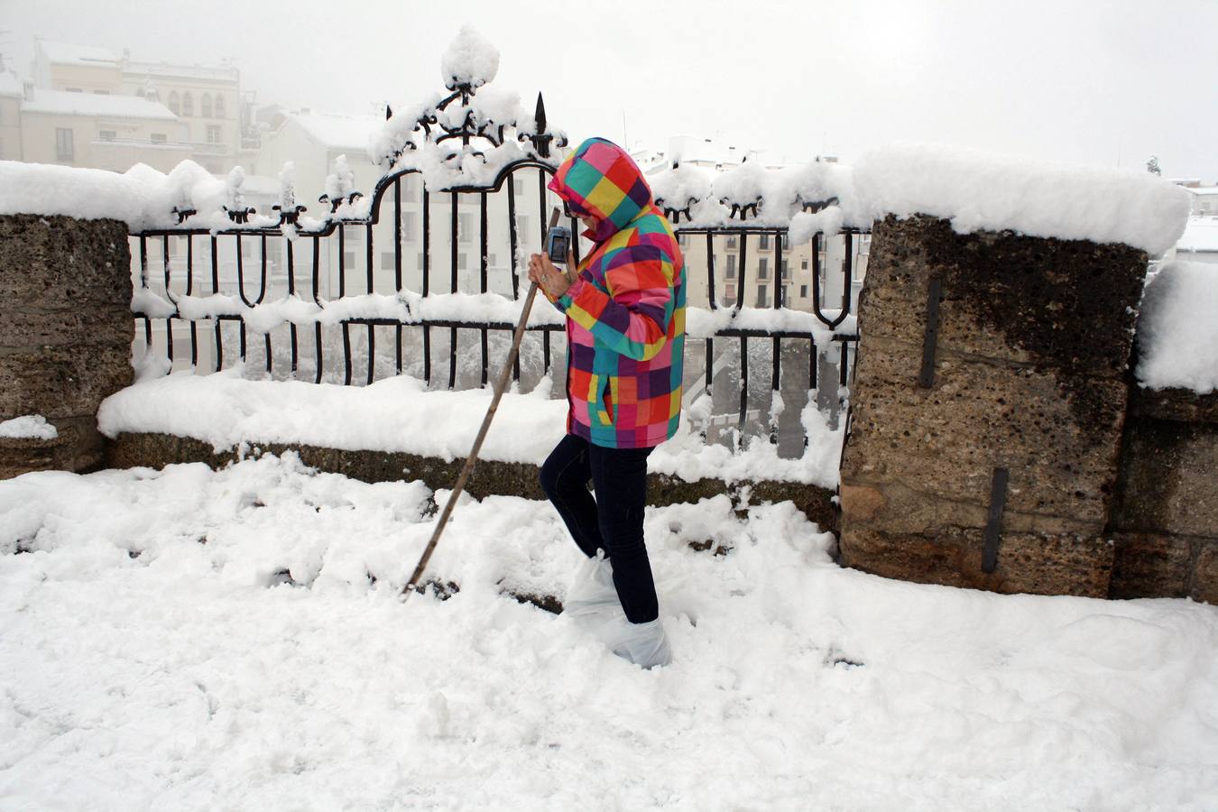 La nieve deja espectaculares estampas de Ronda y Antequera