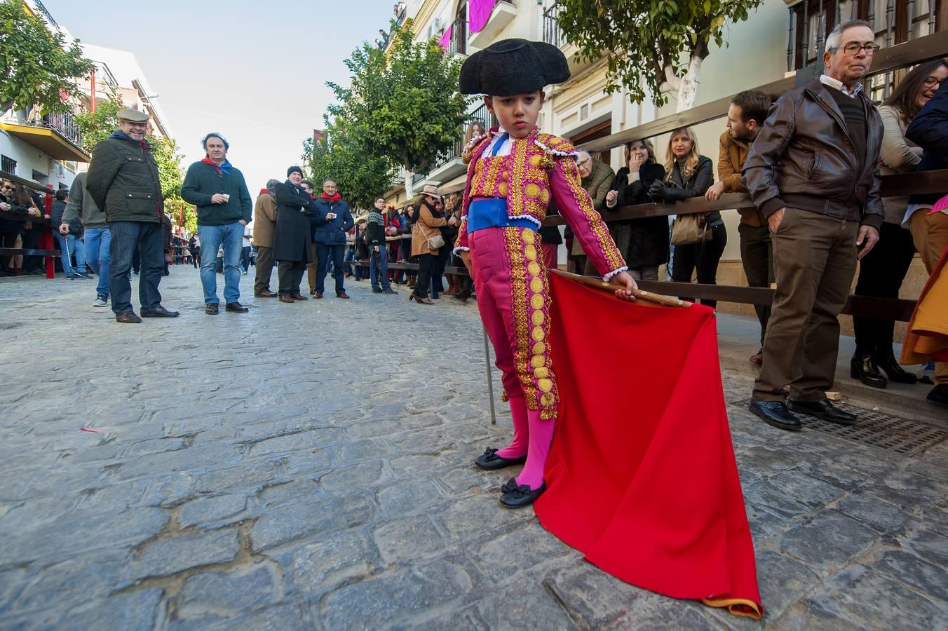 Chupinazo en La Puebla del Río en honor de San Sebastián