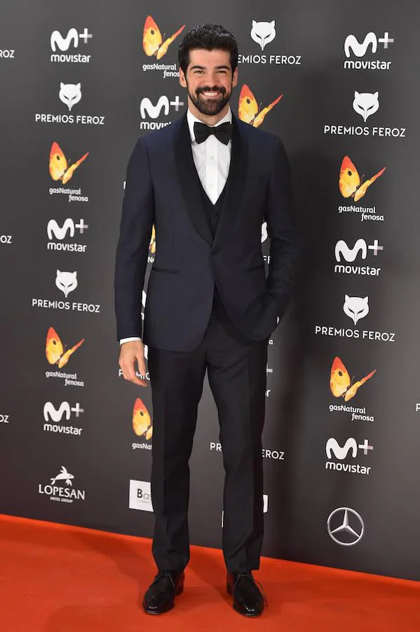 Miguel Ángel Muñoz, en la alfombra roja de los Premios Feroz