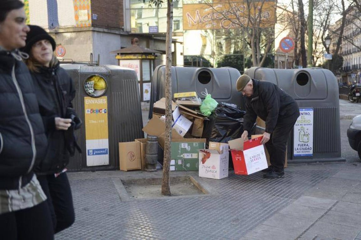 Los contenedores, en muchos casos, están saturados. 