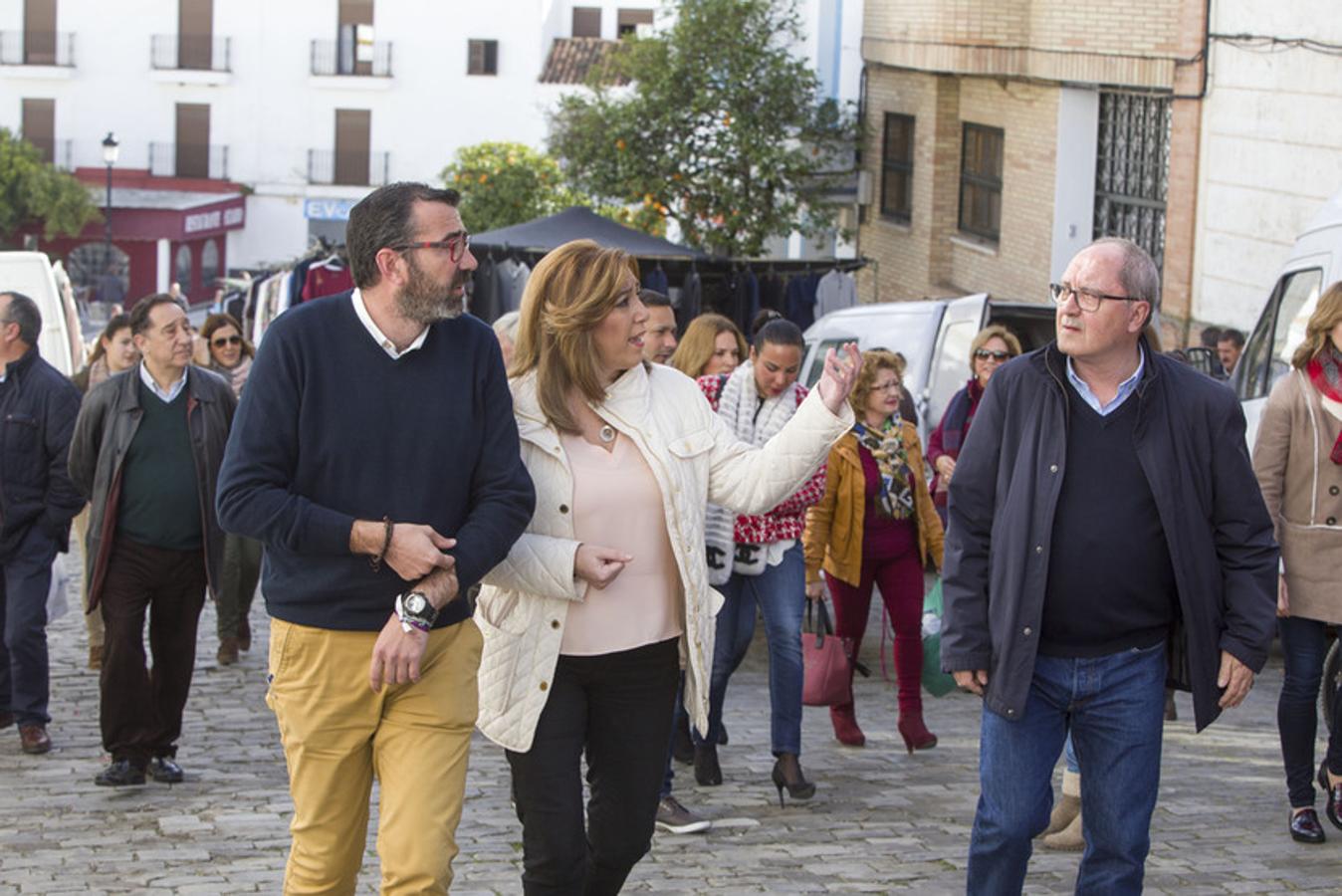 Susana Diaz participa en un acto de partido en Alcalá