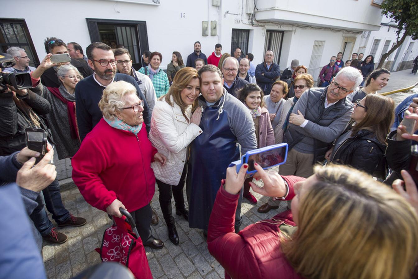 Susana Diaz participa en un acto de partido en Alcalá