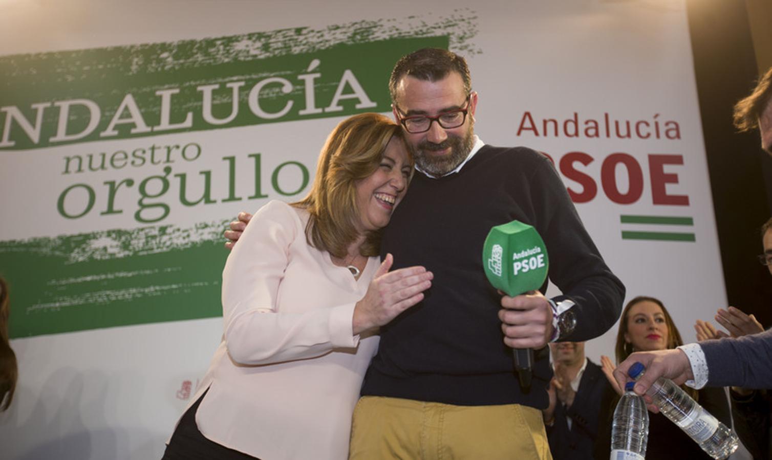 Susana Diaz participa en un acto de partido en Alcalá