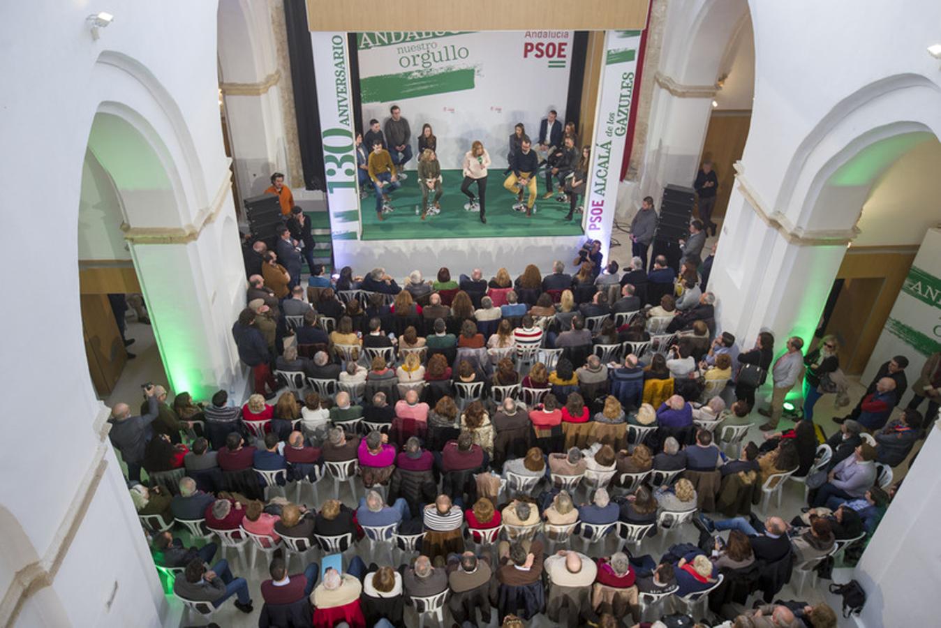 Susana Diaz participa en un acto de partido en Alcalá