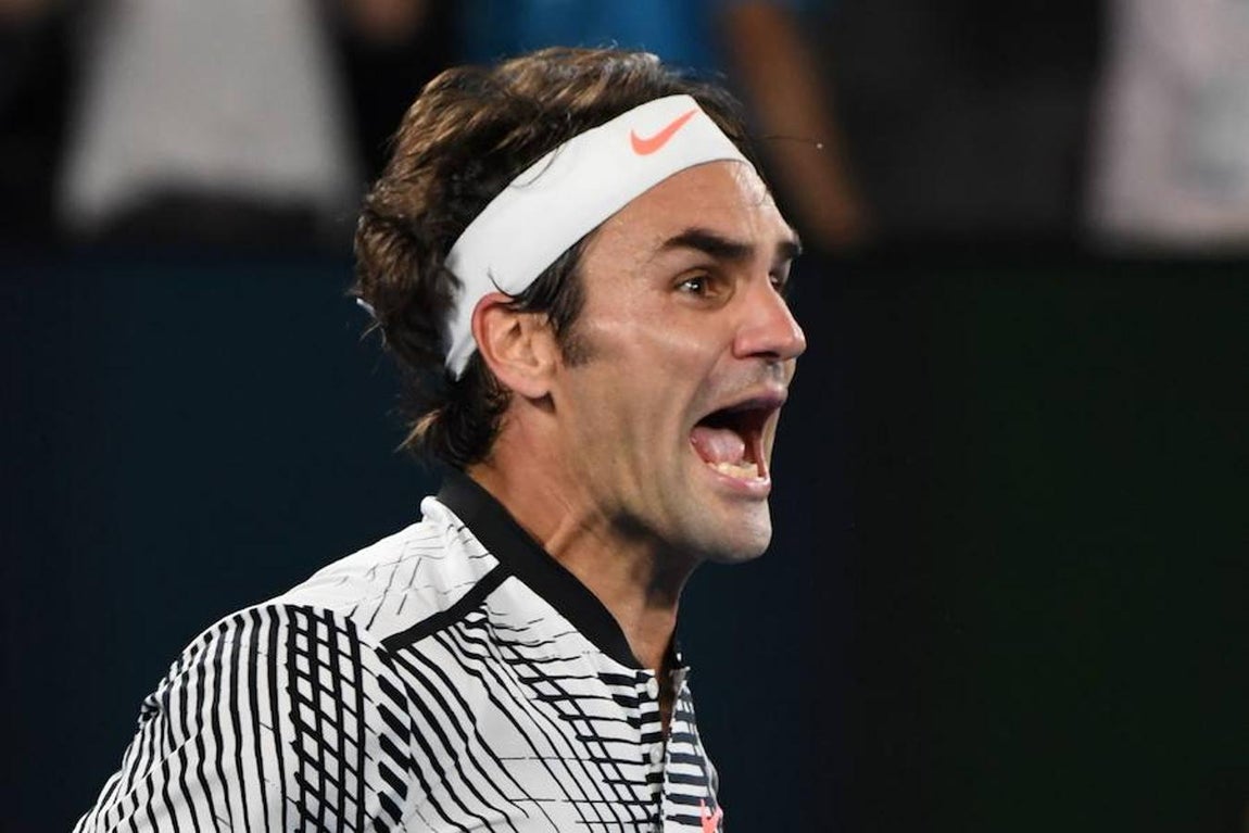 Así ha celebrado Federer su título en el Open de Australia