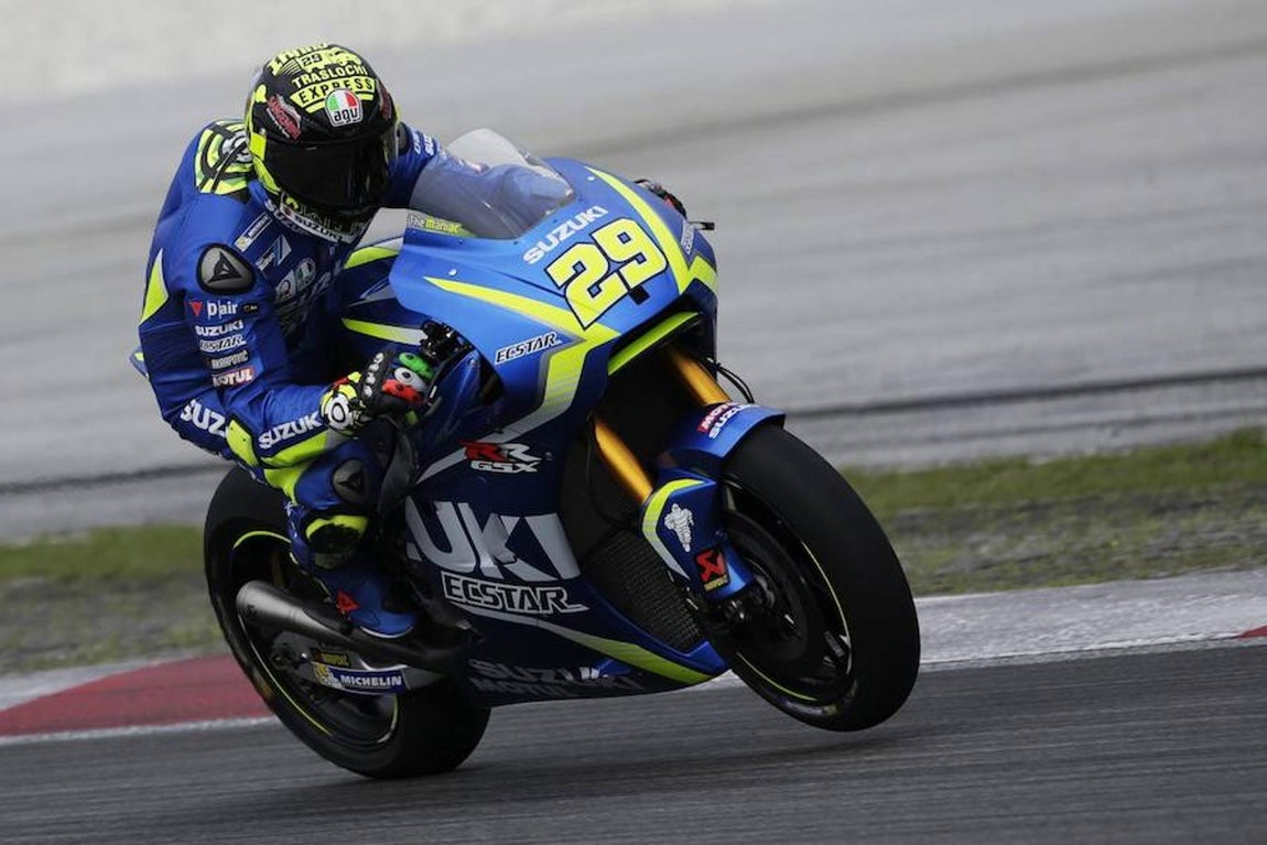 Andrea Ianonne (Team Suzuki Ecstar). 