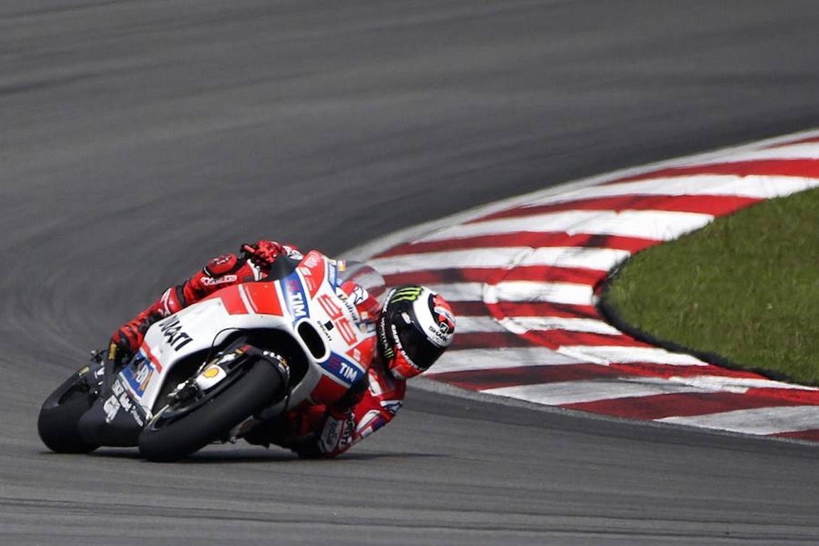 Jorge Lorenzo (Ducati). 