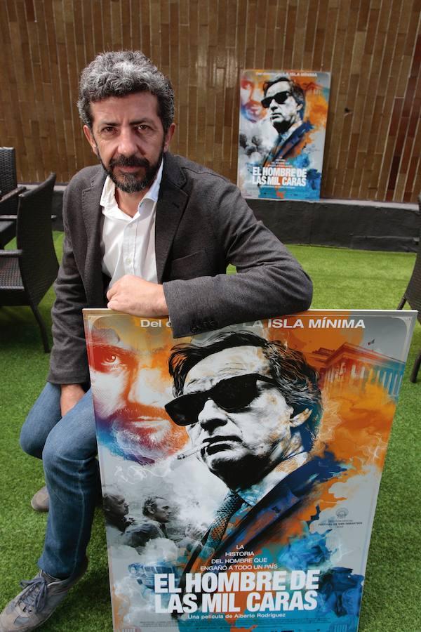 Alberto Rodríguez, por «El hombre de las mil caras». El director, que ya ganó el Goya por «La isla mínima», durante la persentación de su película