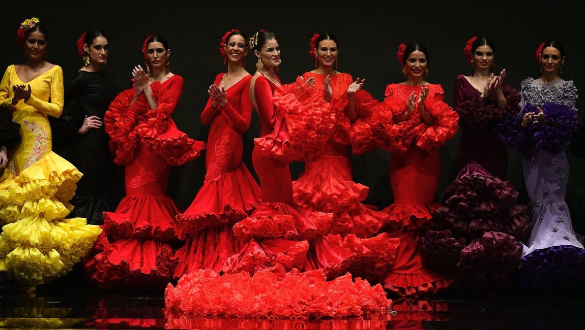 Primeros desfiles del salón de moda flamenca, SIMOF 2017