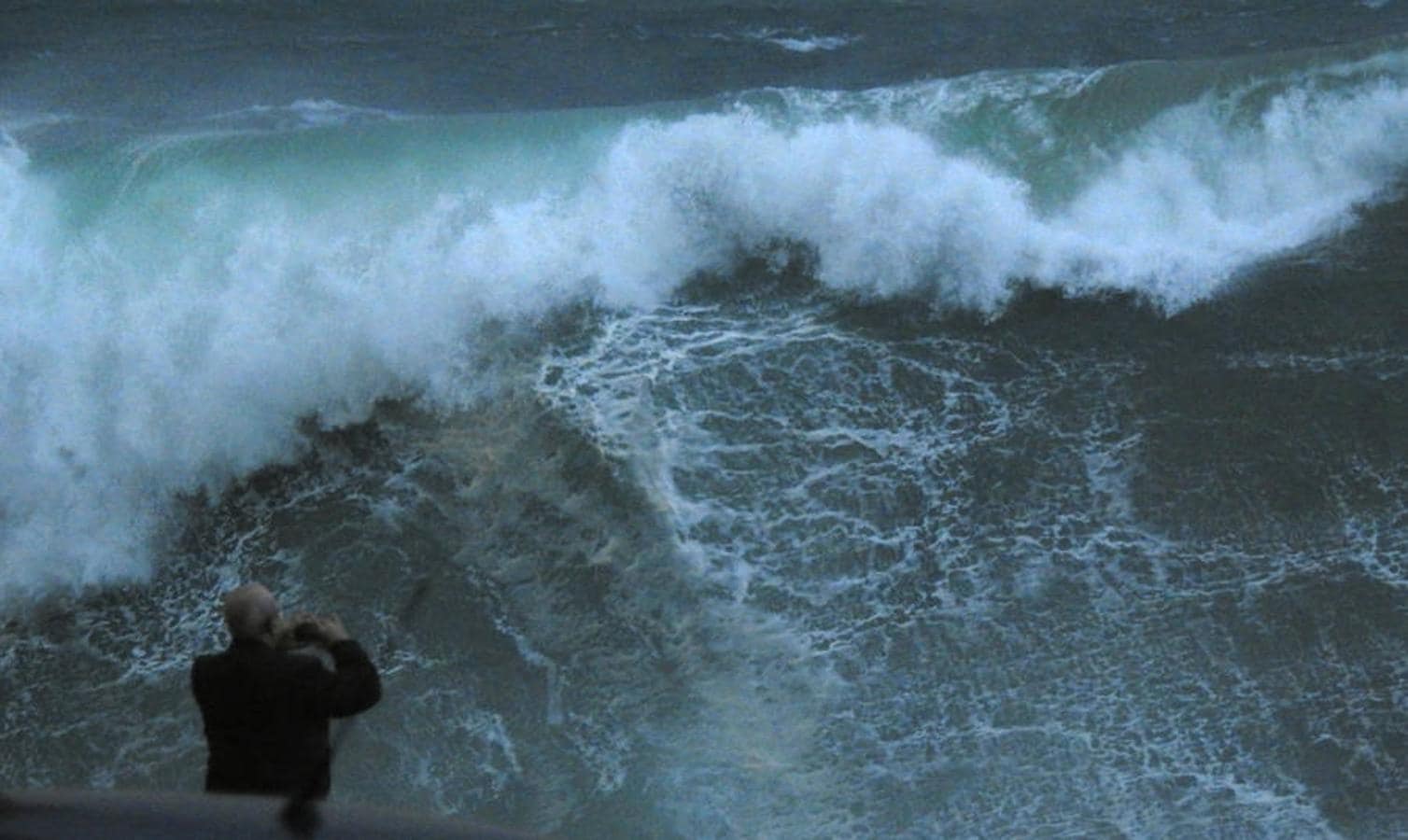 Fotografiando las olas en Muxía