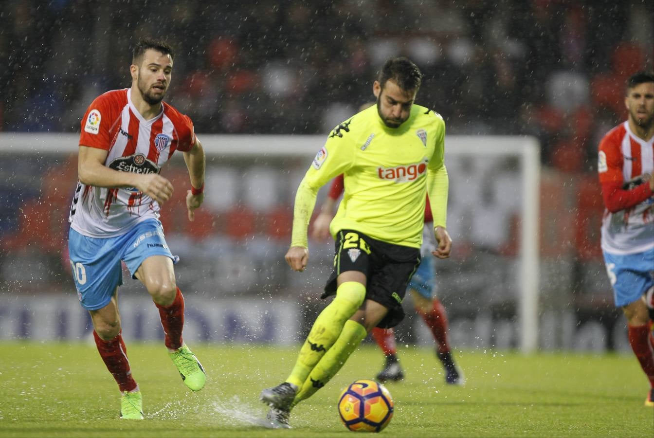 La tormenta para el Córdoba en Lugo, en imágenes