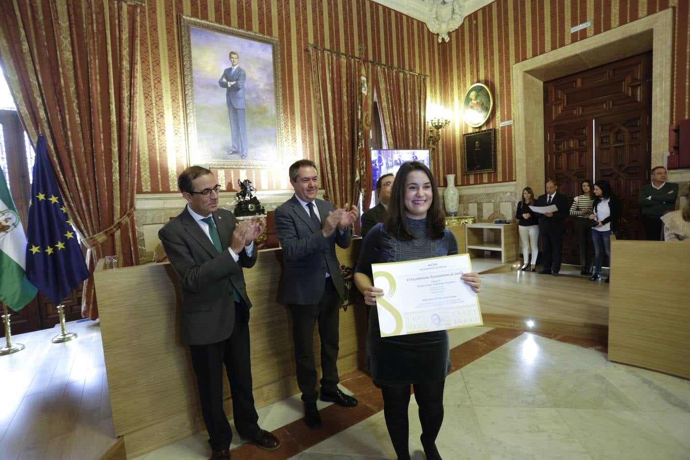 Homenaje a los universitarios con las mejores notas de Sevilla