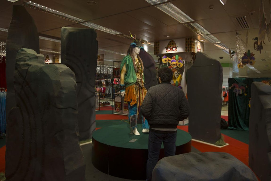 Exposición sobre Carnaval en el Corte Inglés Bahía de Cádiz