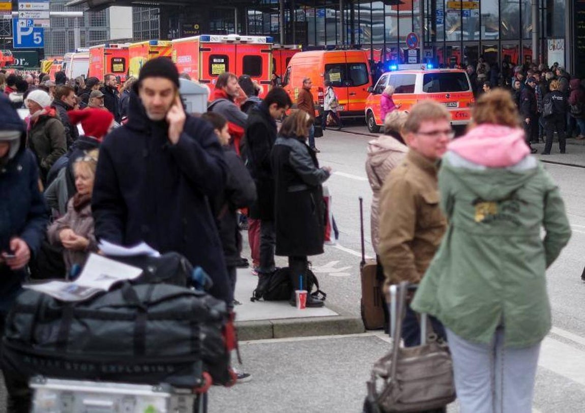 Cierran temporalmente el aeropuerto de Hamburgo