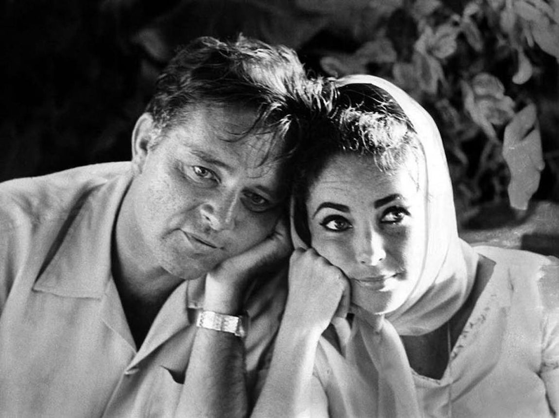 Richard Burton y Elizabeth Taylor. 