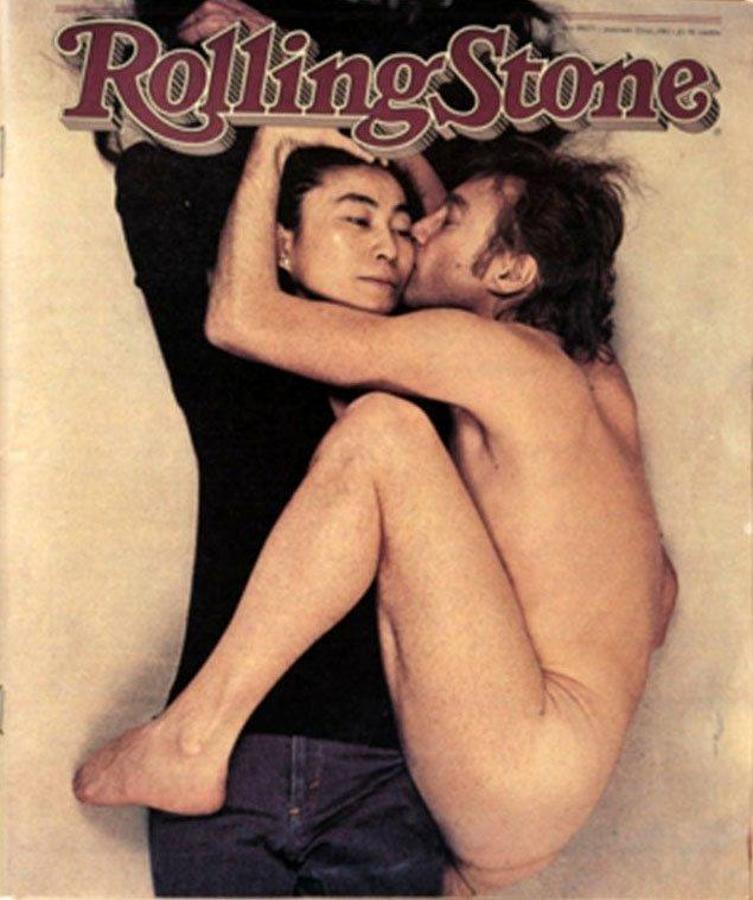La conocida portada de la pareja en la revista «Rolling Stones». 