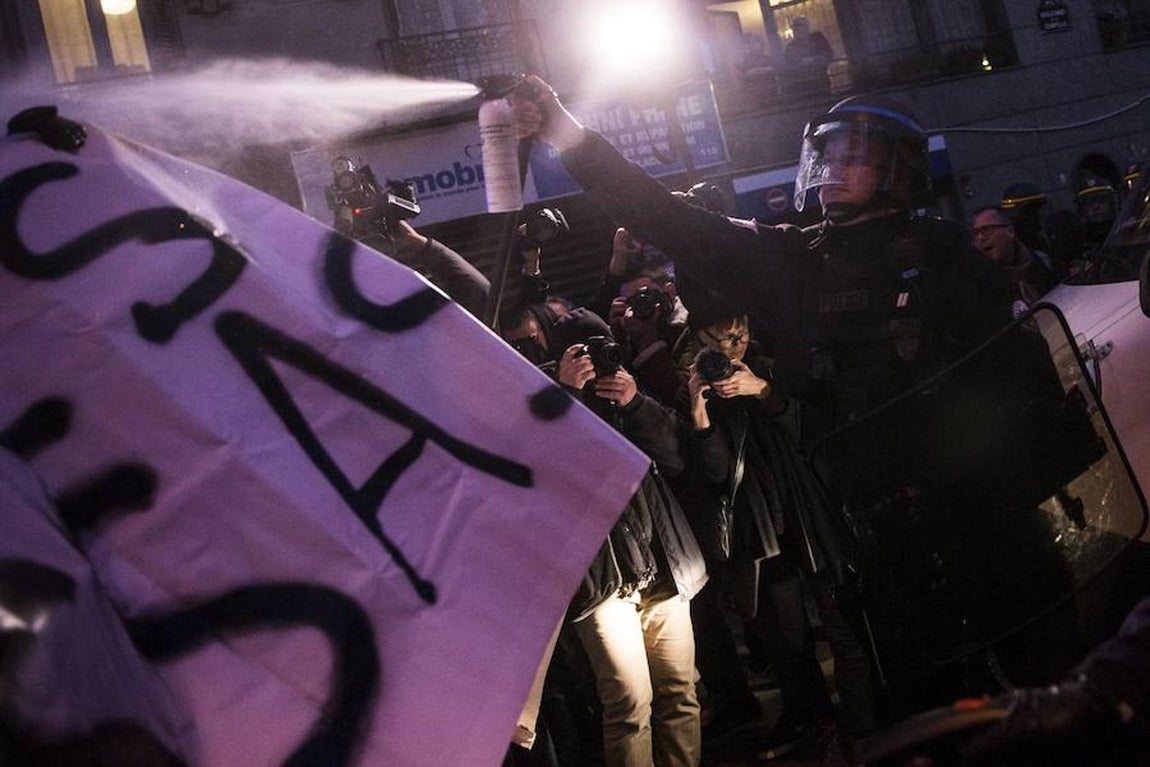 Nueva ola de protestas en París