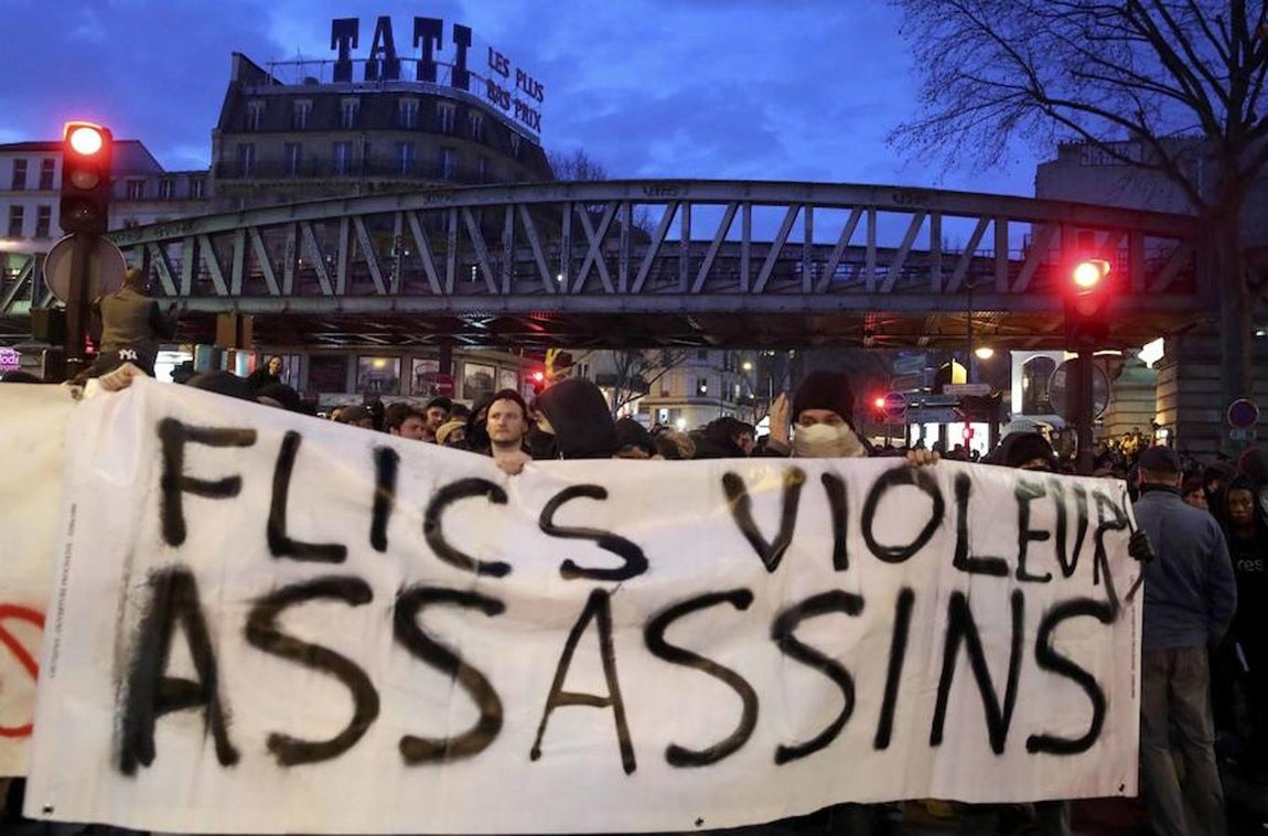 Nueva ola de protestas en París