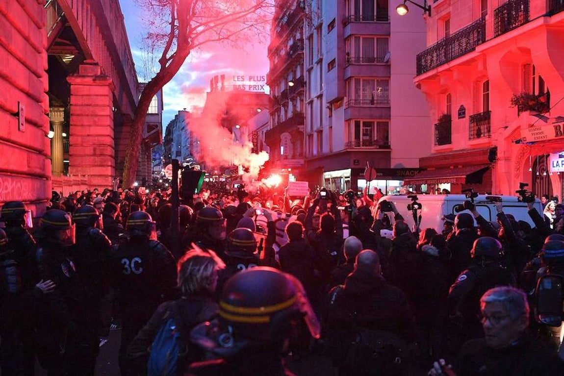 Nueva ola de protestas en París