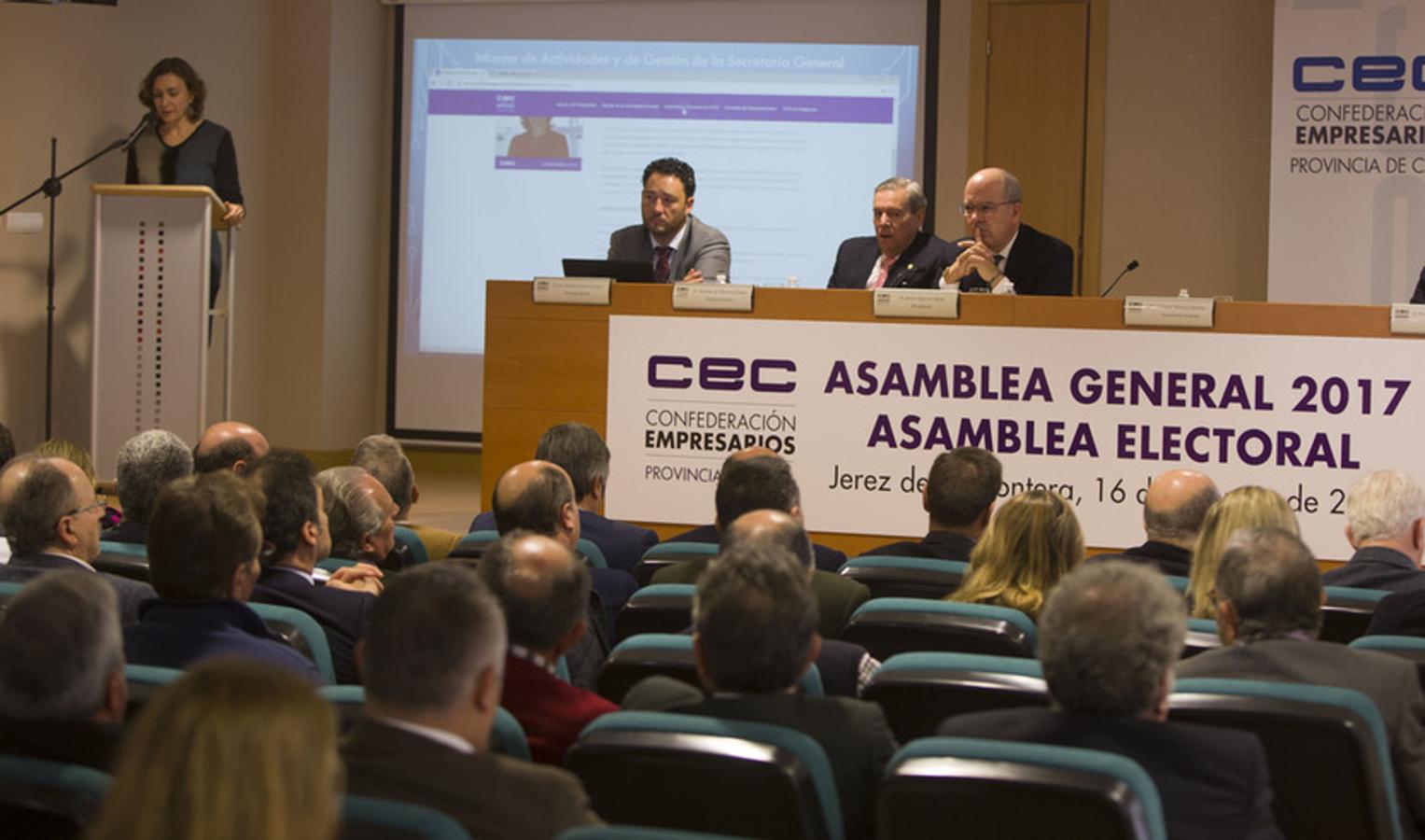 Asamblea general y asamblea electoral de la CEC en Jerez