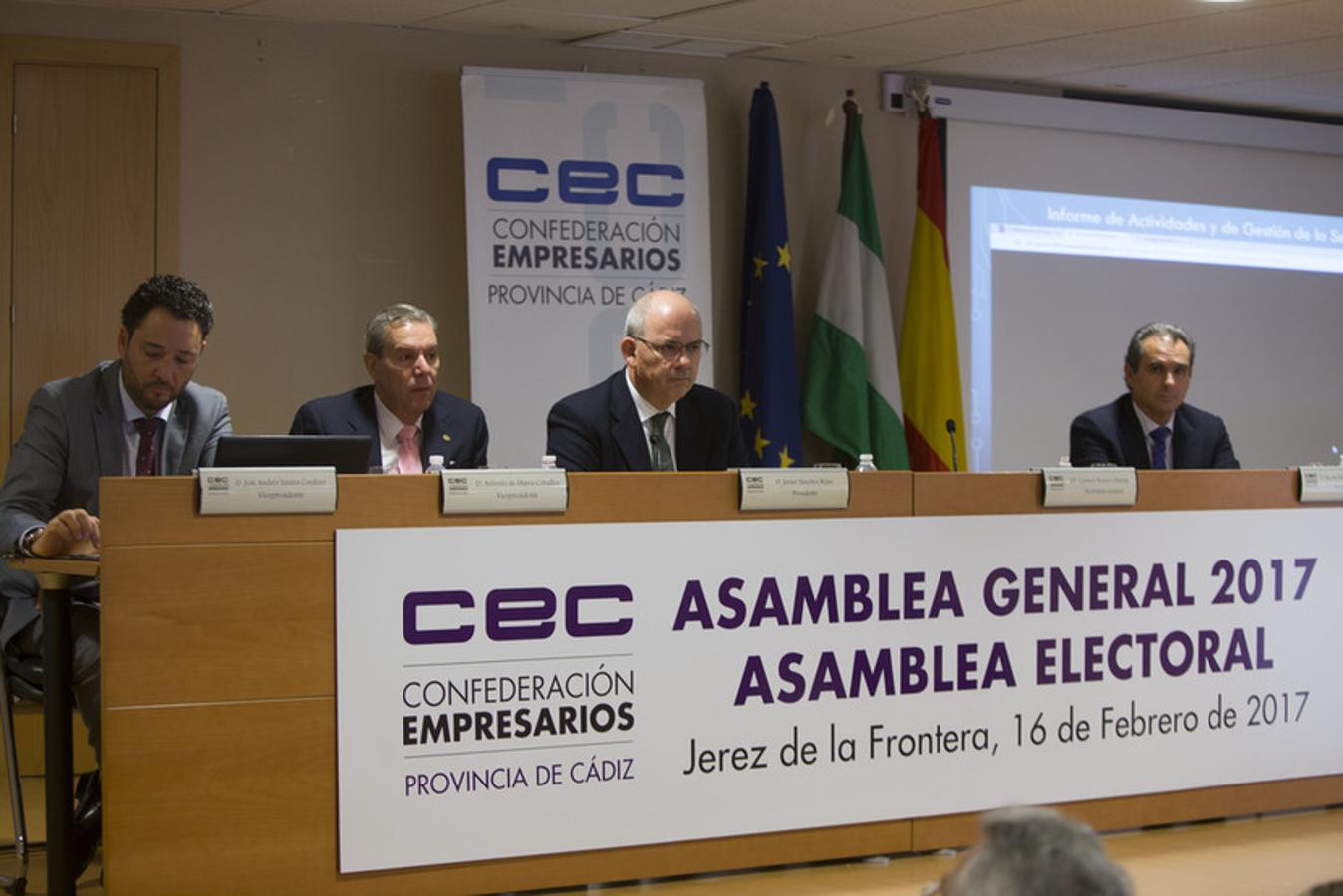 Asamblea general y asamblea electoral de la CEC en Jerez