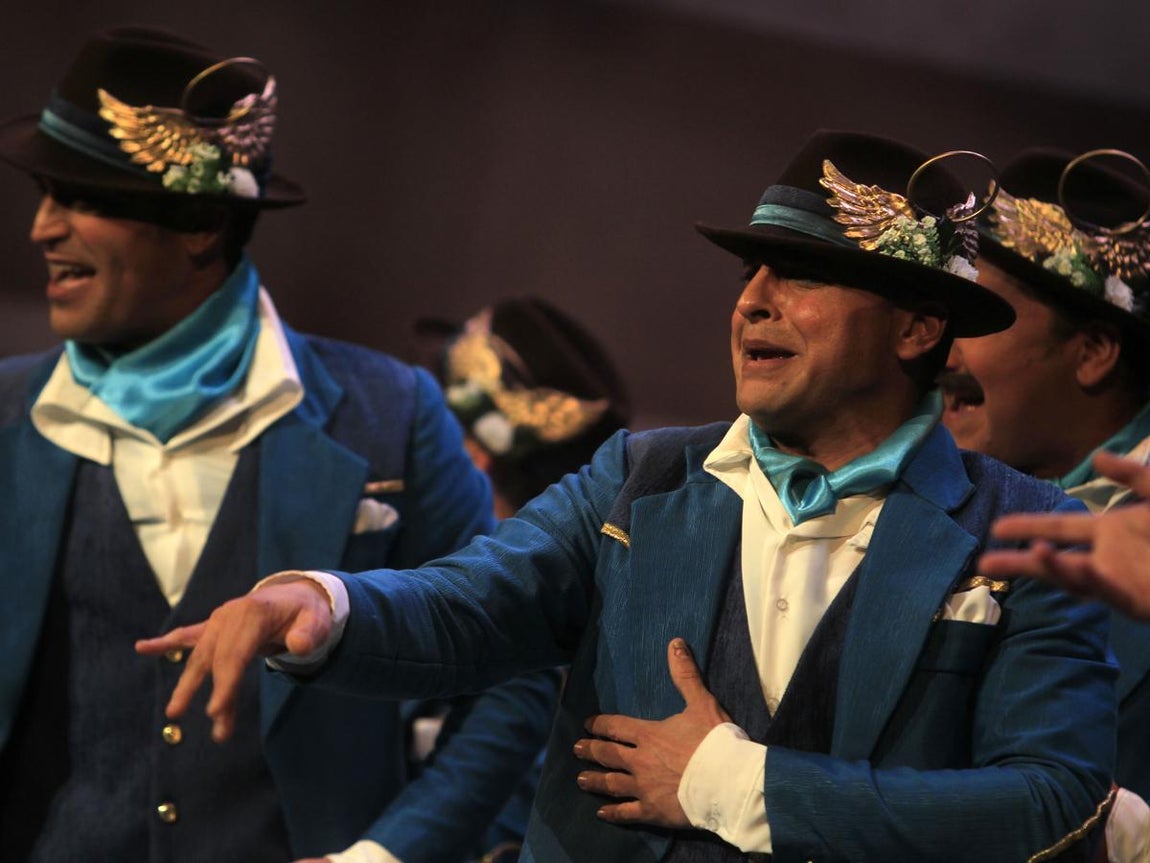 Fotos: Comparsa El ángel de Cádiz. COAC 2017