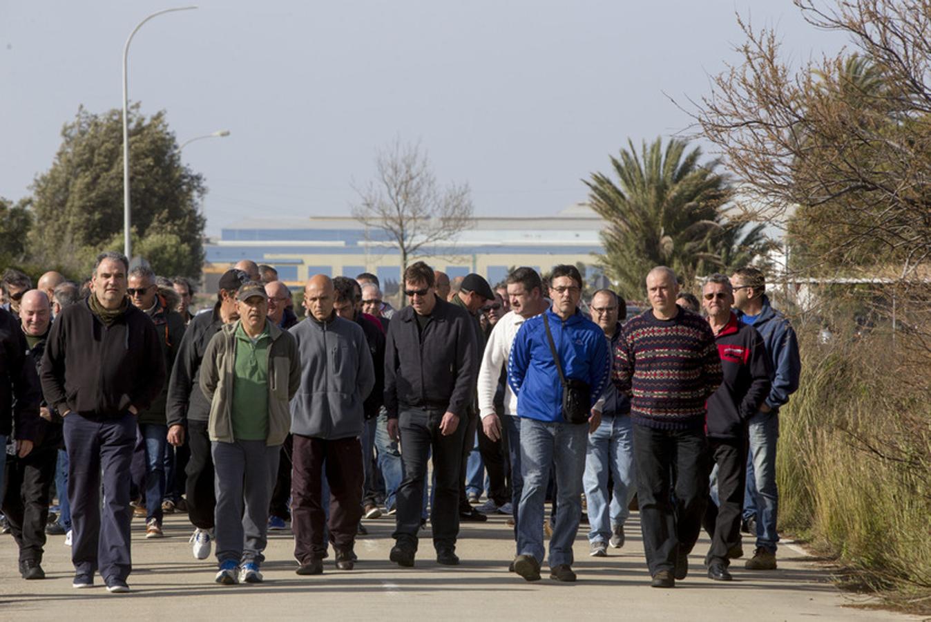 Los extrabajadores se concentran en las puertas de Delphi en el décimo aniversario del cierre