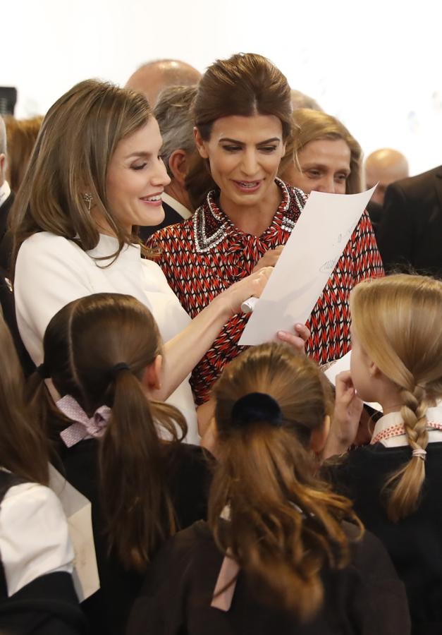 La Reina Letizia y Juliana Awada. 