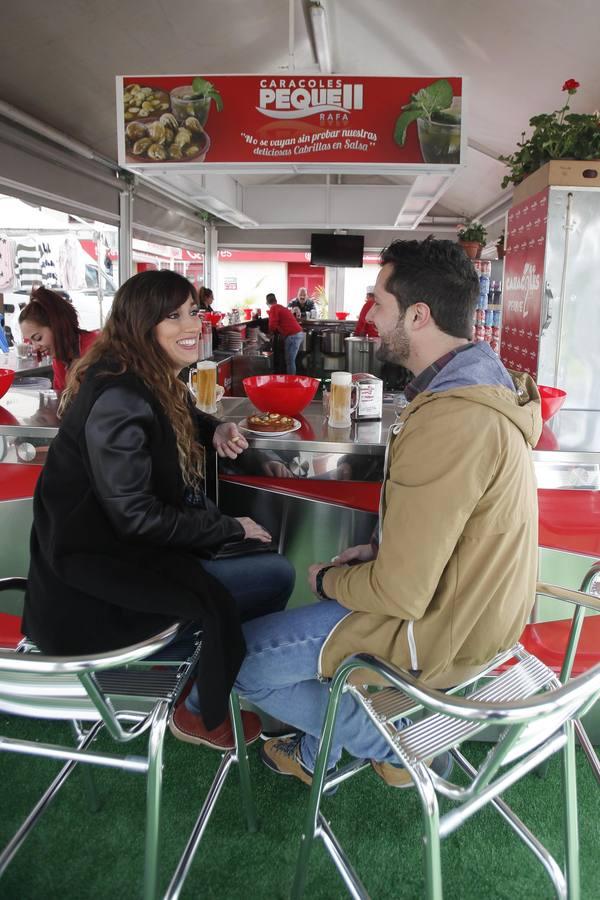 El arranque de los puestos de caracoles, en imágenes