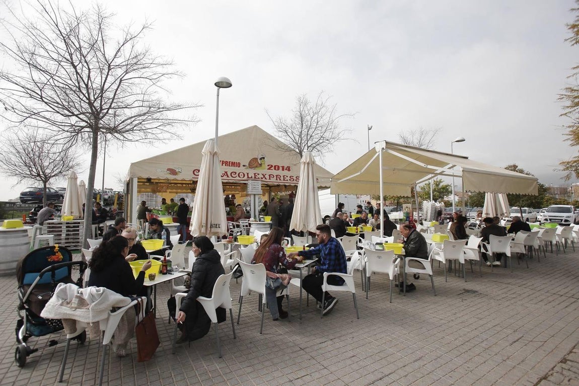El arranque de los puestos de caracoles, en imágenes