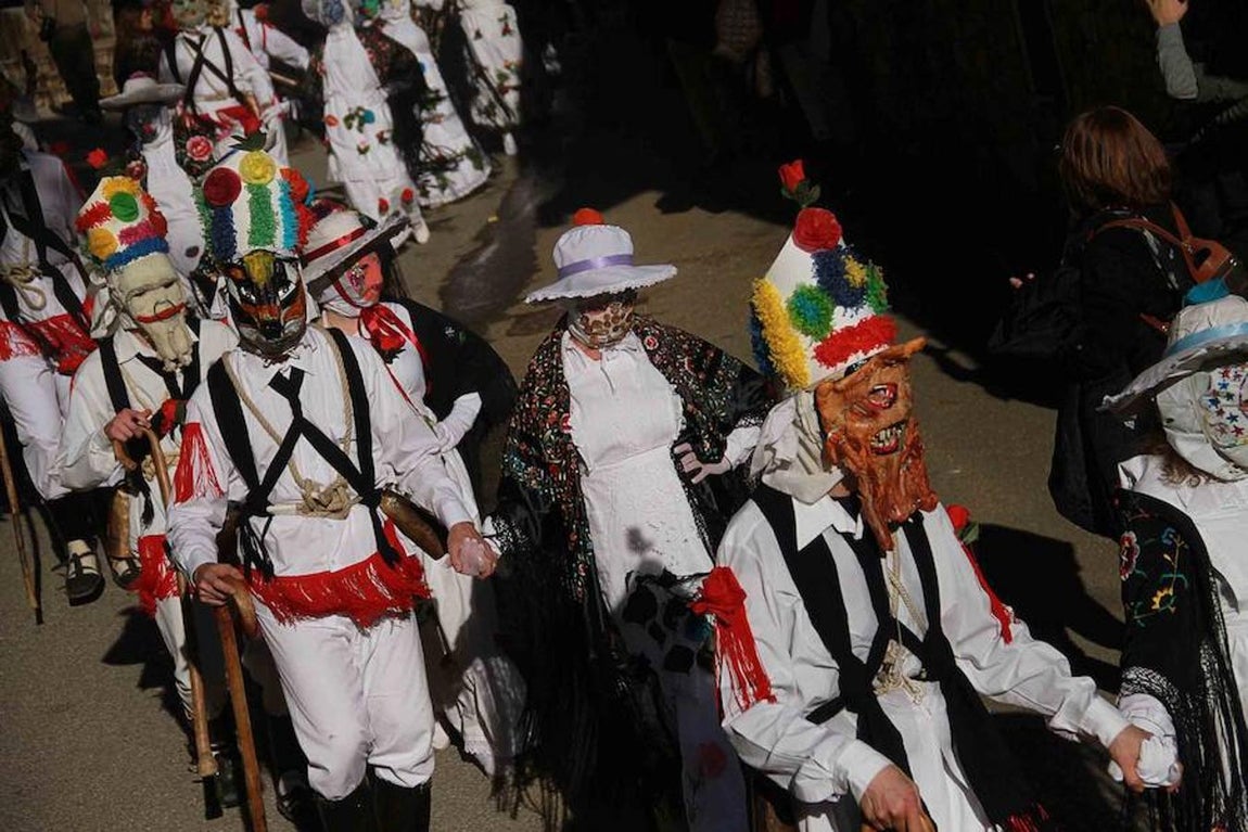 En imágenes, las botargas y mascaritas de Almiruete