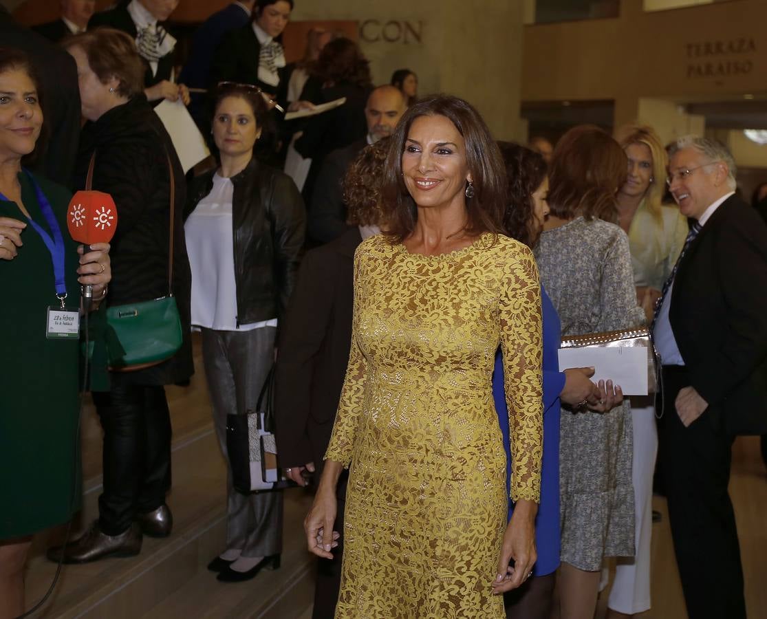 Pastora Vega, asistente al acto