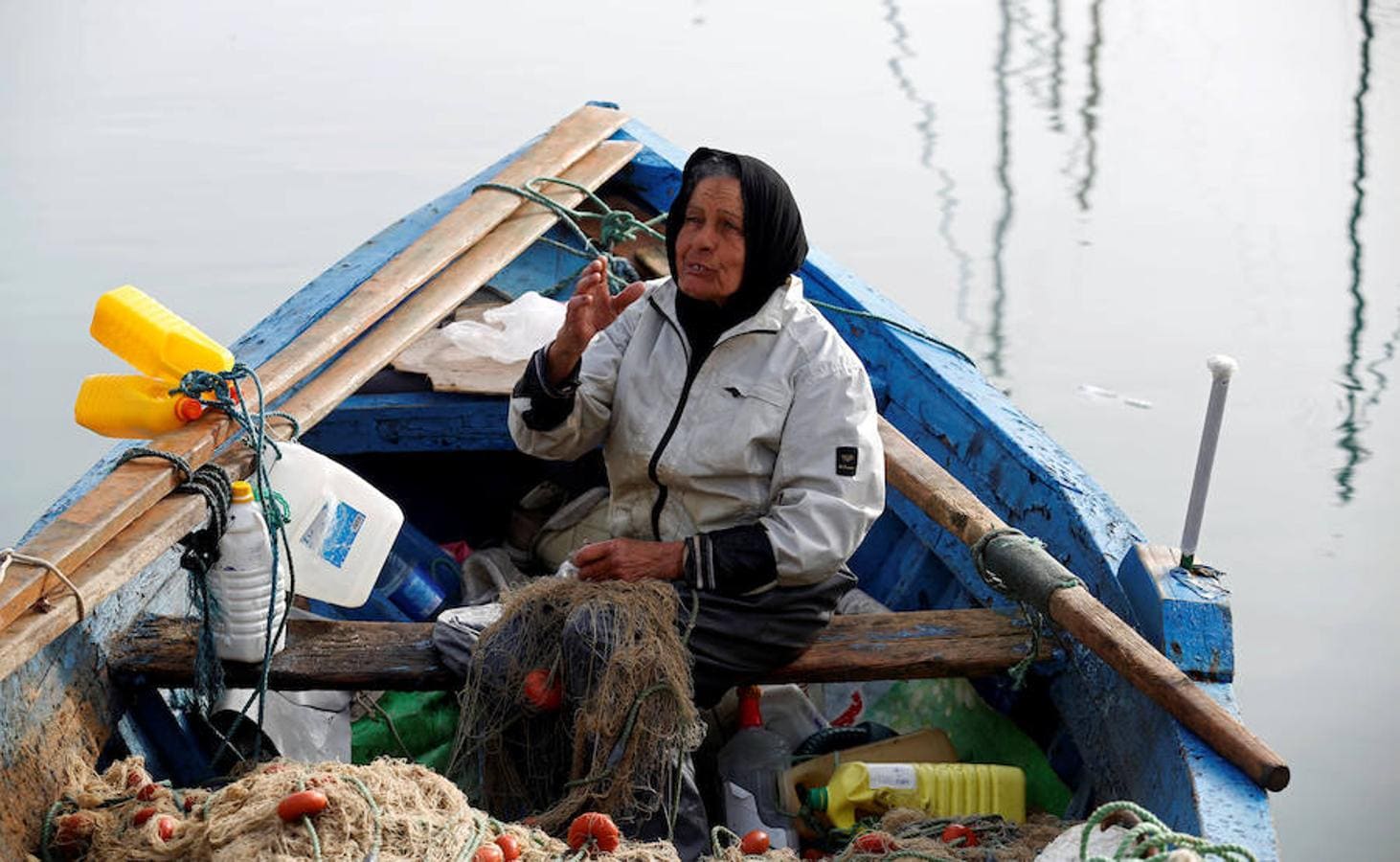 Chrifa Nimri (69), Túnez. Pescadora