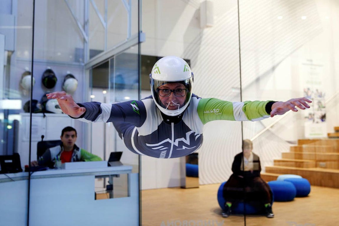 Paloma Granero (38), Madrid (España). Intructora de skydiving. «Los hombres no tienen que ponerse a prueba cada día como nos pasa a nosotras. Nos ponen a prueba cada día»