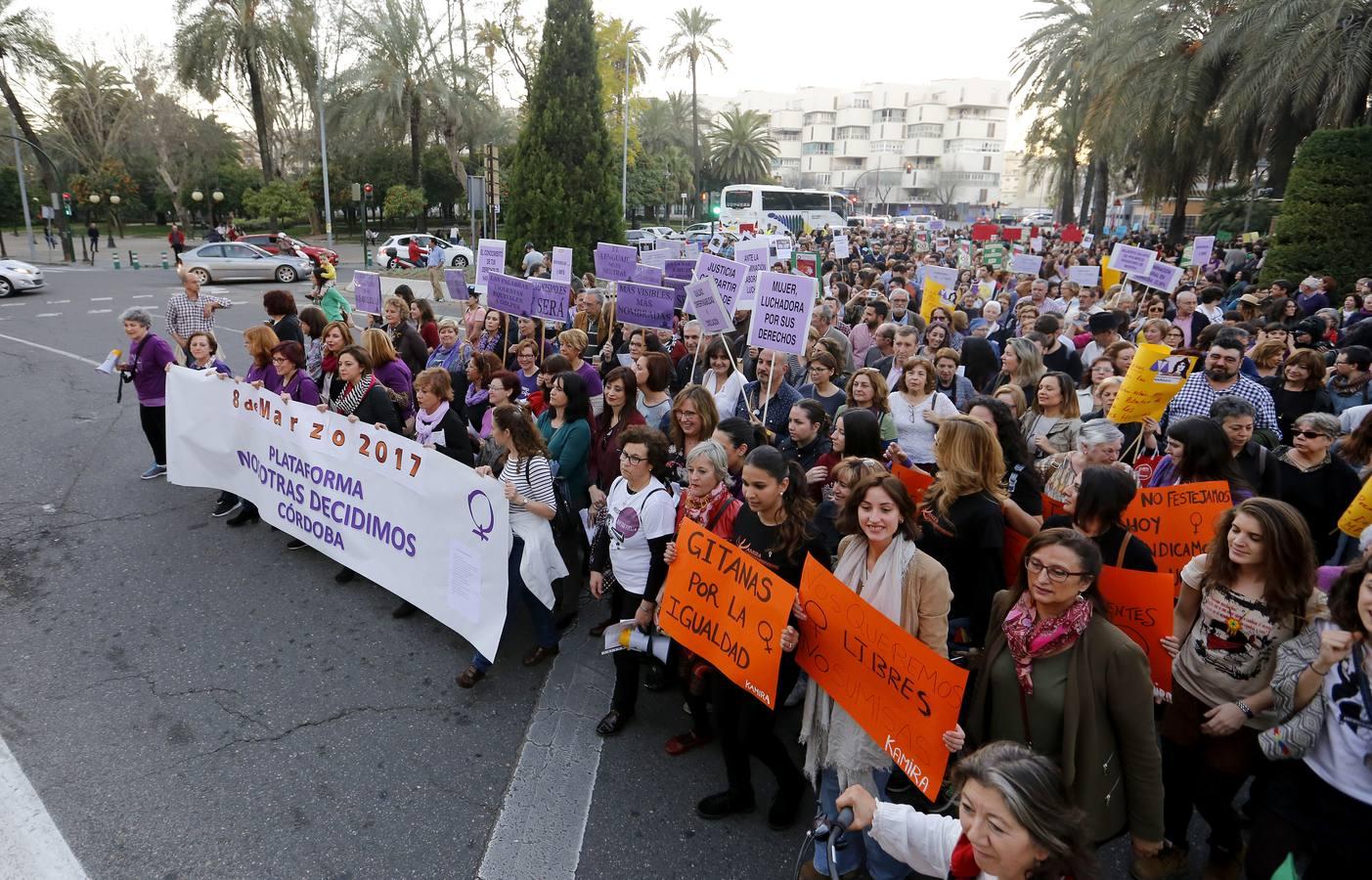 En imágenes, el Día de la Mujer en Córdoba