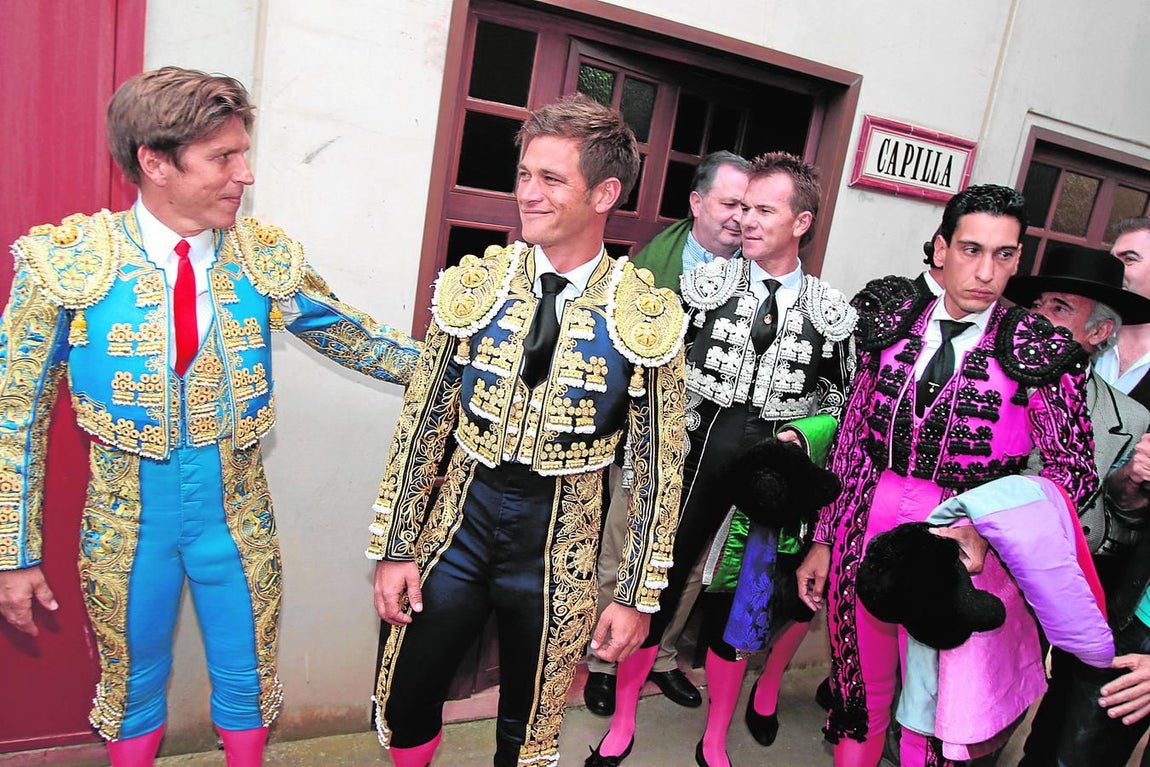 El encuentro en los ruedos de los dos hijos de «El Cordobés»