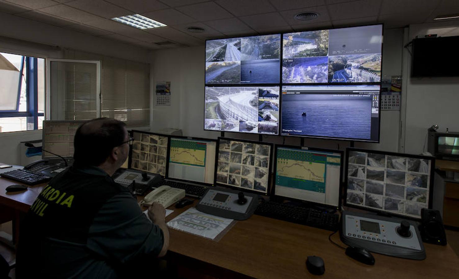 Centro de control de la Guardia Civil. 