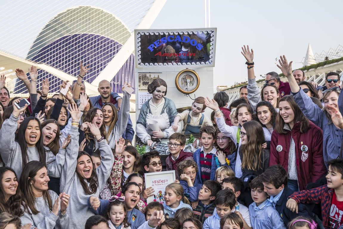 Ninot Indultat - La Pescadera, de la Falla Almirante Cadarso-Conde Altea. 